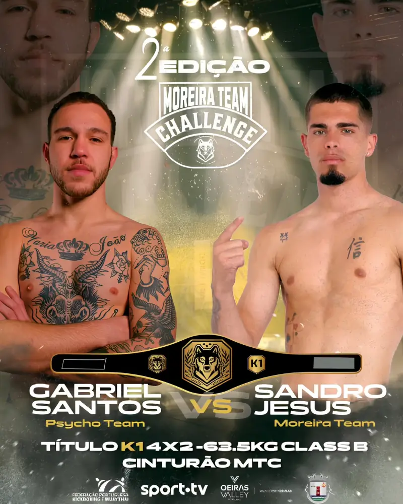 MOREIRA TEAM CHALLENGE II - GABRIEL SANTOS X SANDRO JESUS - KICKBOXING