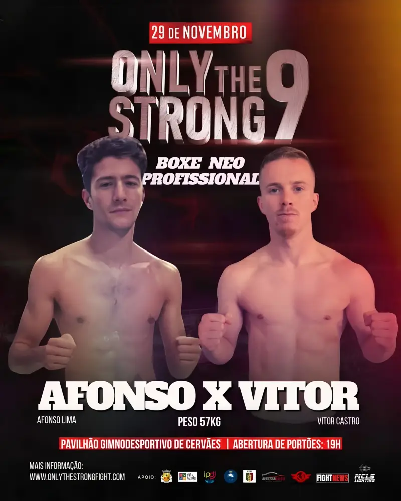 ONLY THE STRONG 9 - AFONSO LIMA  X  VITOR CASTRO - BOXE NEO PROFISSIONAL