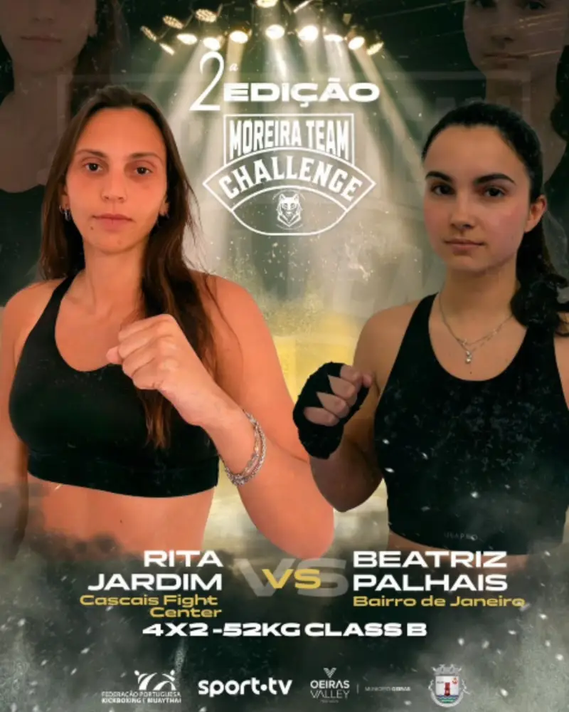 MOREIRA TEAM CHALLENGE II - RITA JARDIM x BEATRIZ PALHAIS - KICKBOXING