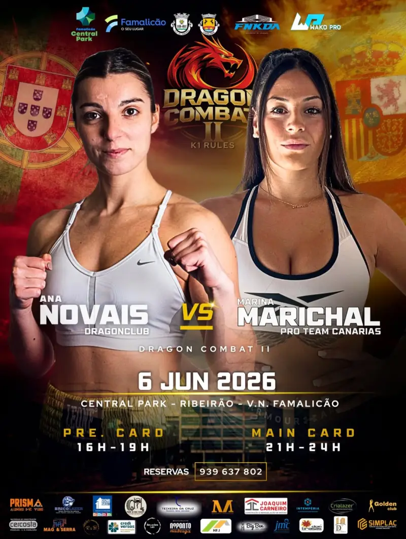 DRAGON COMBAT II - ANA NOVAIS vs MARINA MARICHAL - KICKBOXING
