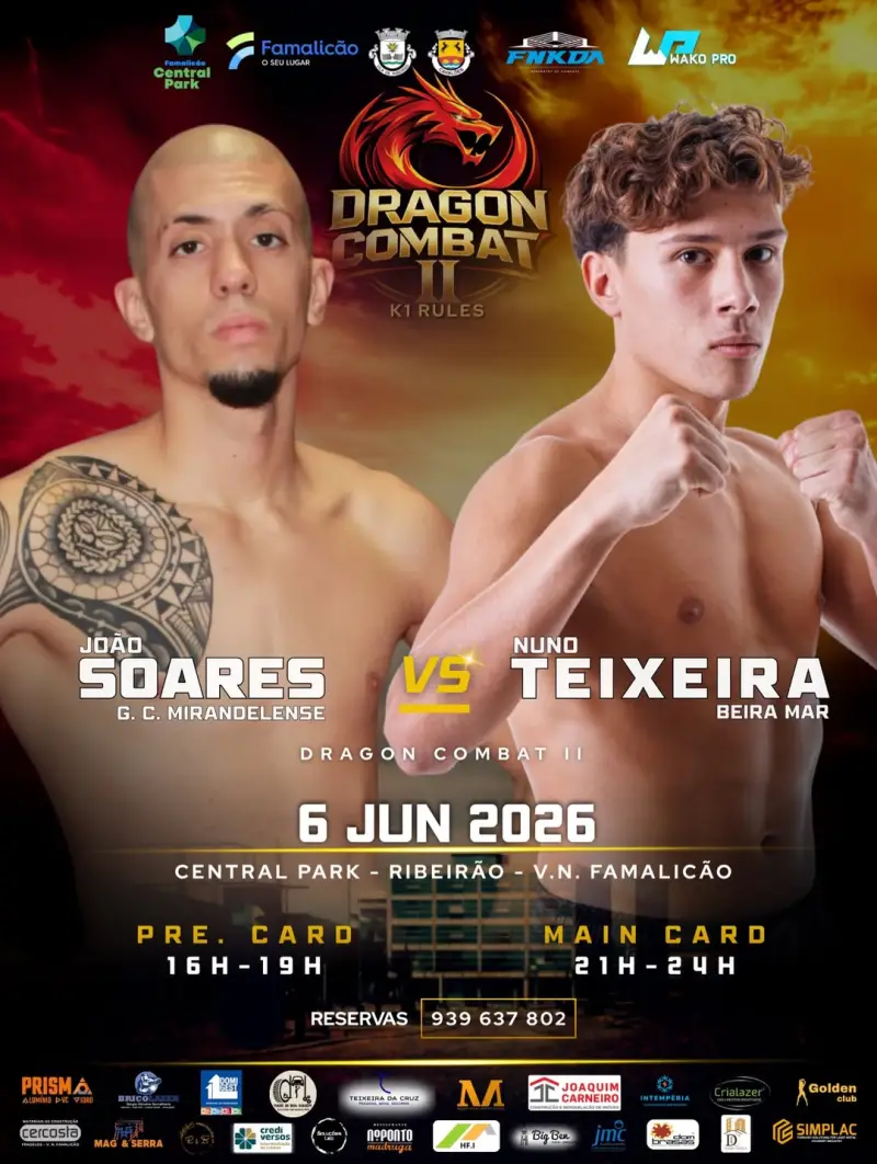 DRAGON COMBAT II - JOÃO SOARES vs NUNO TEIXEIRA - KICKBOXING