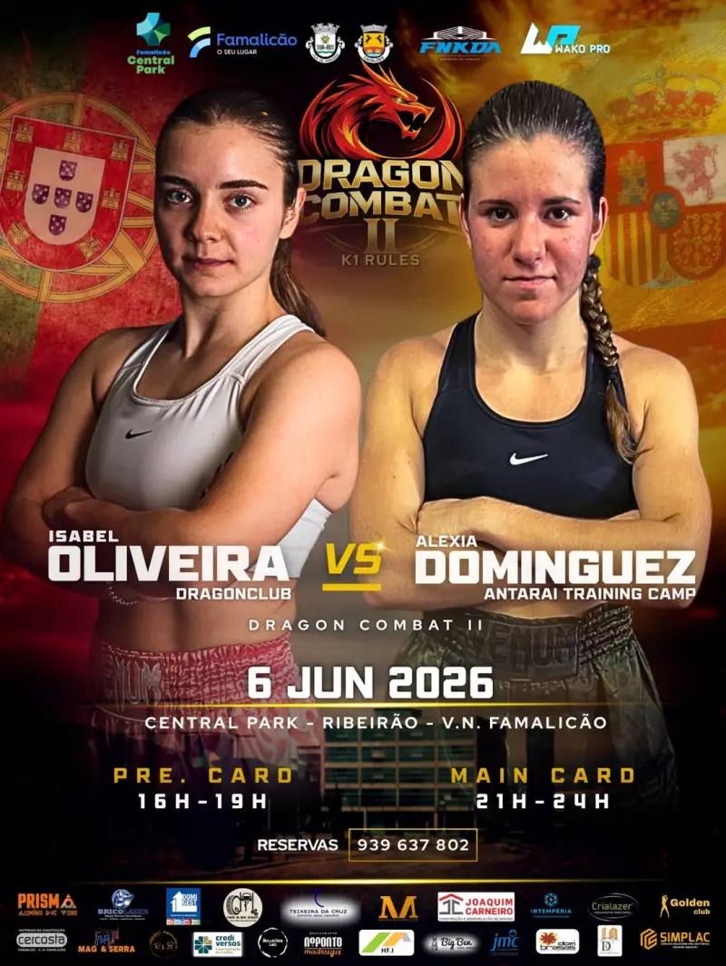 DRAGON COMBAT II - ISABEL OLIVEIRA vs ALEXIA RODRIGUEZ - KICKBOXING