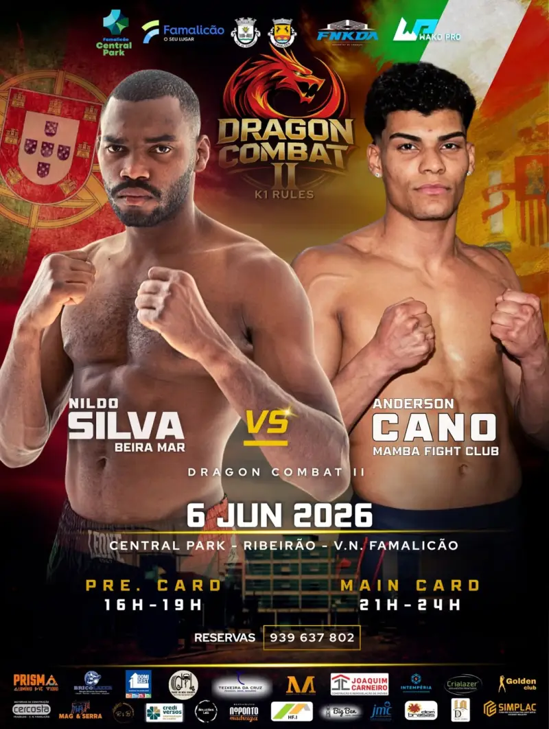 DRAGON COMBAT II - NILDO SILVA vs ANDERSON CANO - KICKBOXING