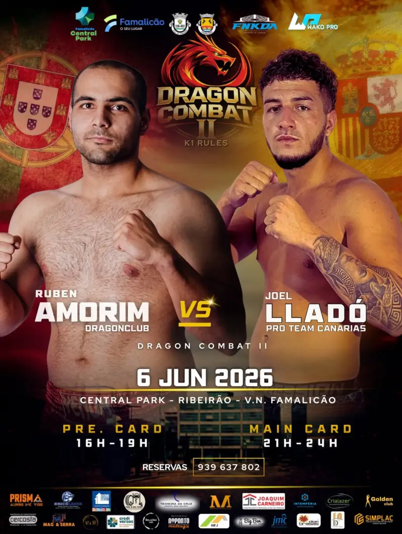 DRAGON COMBAT II - RUBEN AMORIM X JOEL LLADÓ - KICKBOXING