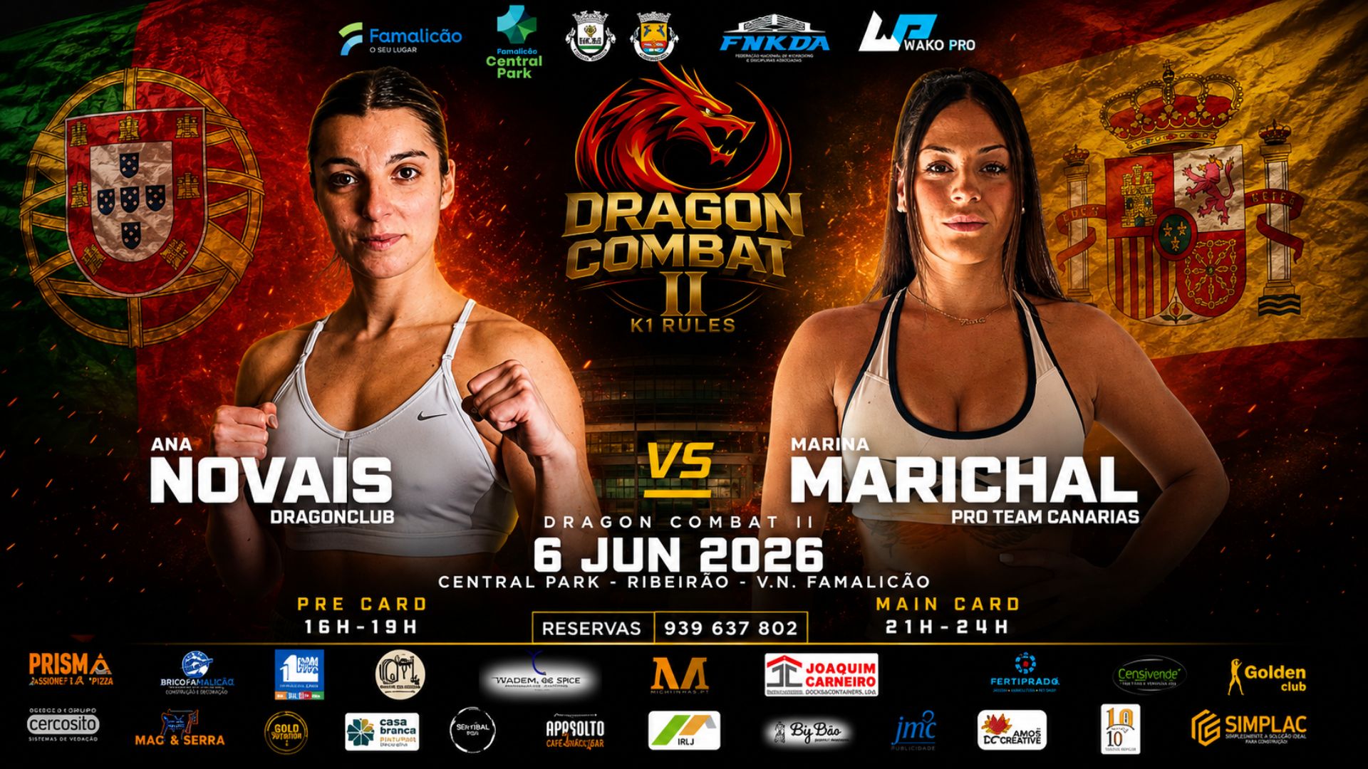 DRAGON COMBAT II - ANA NOVAIS vs MARINA MARICHAL - KICKBOXING