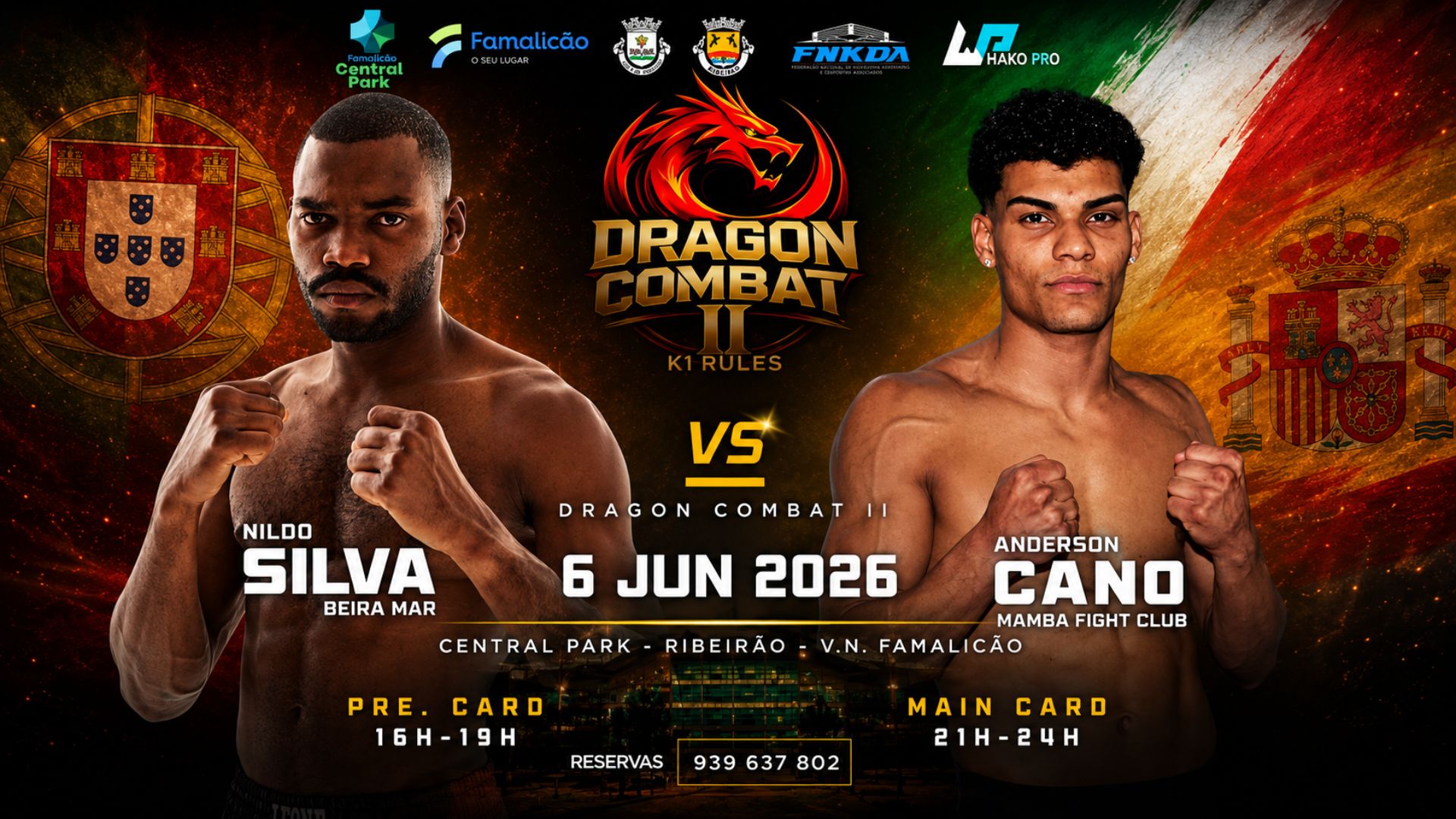 DRAGON COMBAT II - NILDO SILVA vs ANDERSON CANO - KICKBOXING