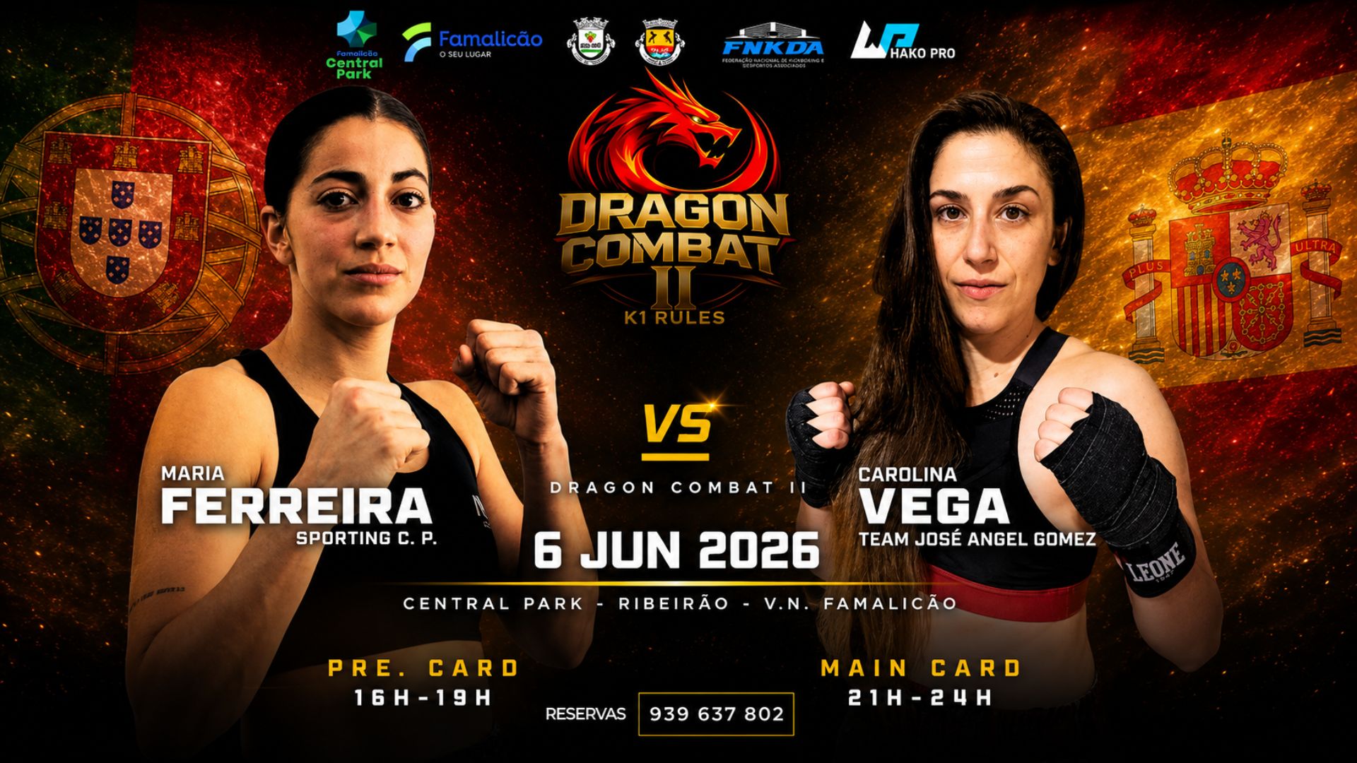 DRAGON COMBAT II - MARIA FERREIRA vs CAROLINA VEGA - KICKBOXING