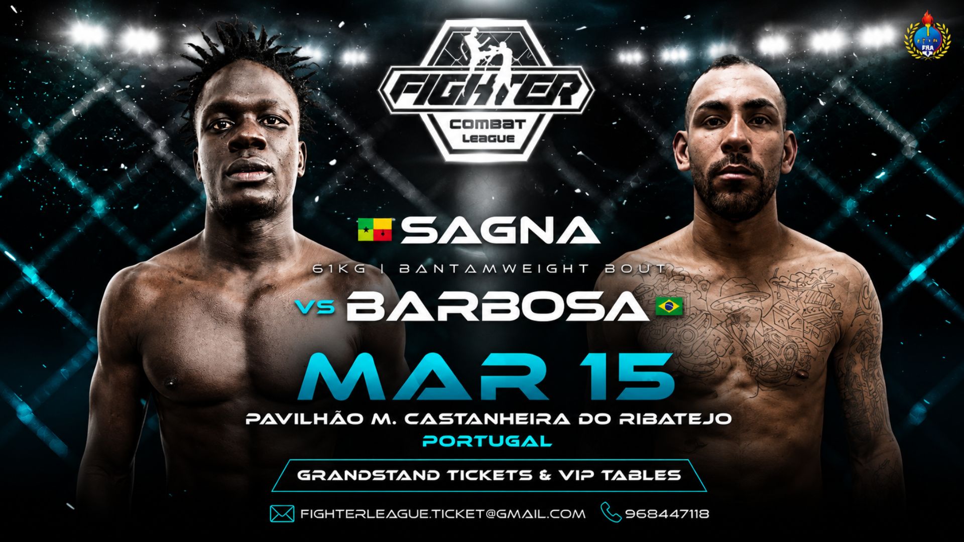 FIGHTER COMBAT LEAGUE II - DAVID SAGNA x PAULO BARBOSA - MMA