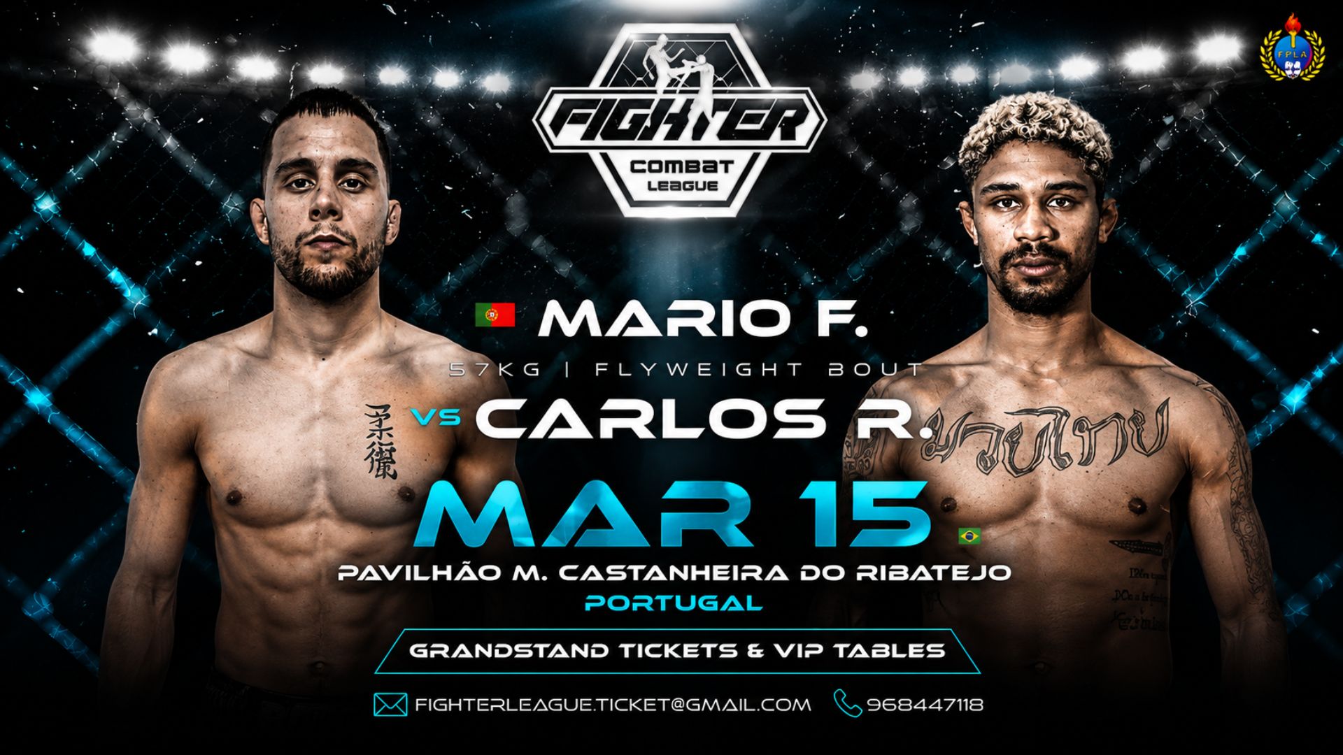 FIGHTER COMBAT LEAGUE II - MARIO FERREIRA X CARLOS ROCHA - MMA