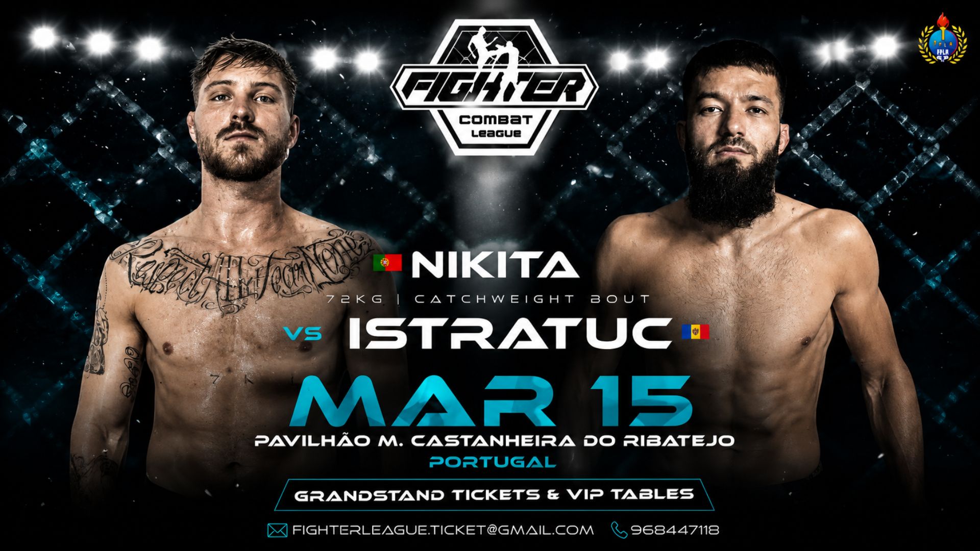 FIGHTER COMBAT LEAGUE II - NELU ISTRATUC x NIKITA KIKHAI - MMA