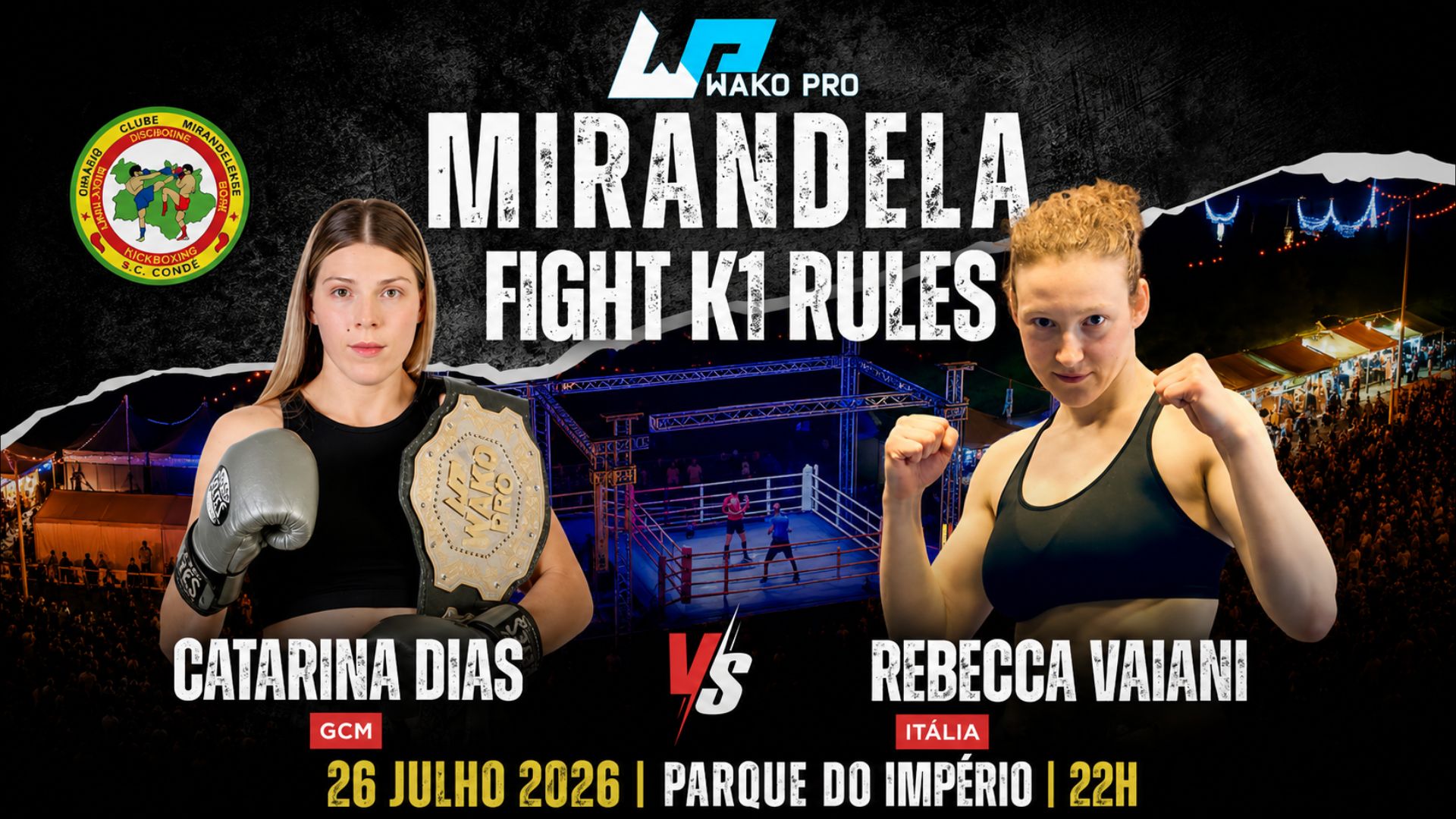 MIRANDELA FIGHT K1 RULES - CATARINA DIAS X REBECCA VAIANI