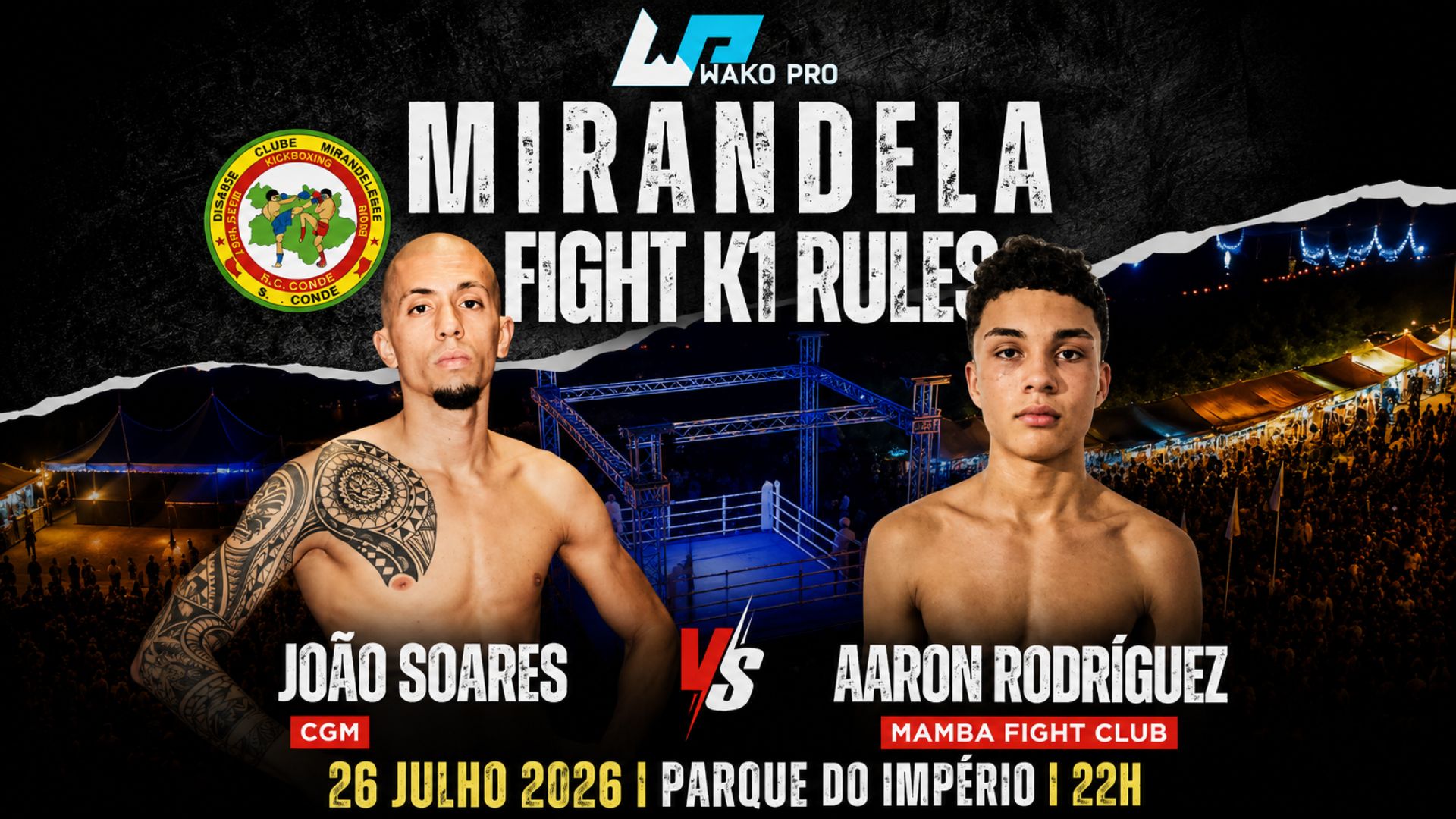 MIRANDELA FIGHT K1 RULES - JOÃO SOARES X AARON RODRIGUÉZ