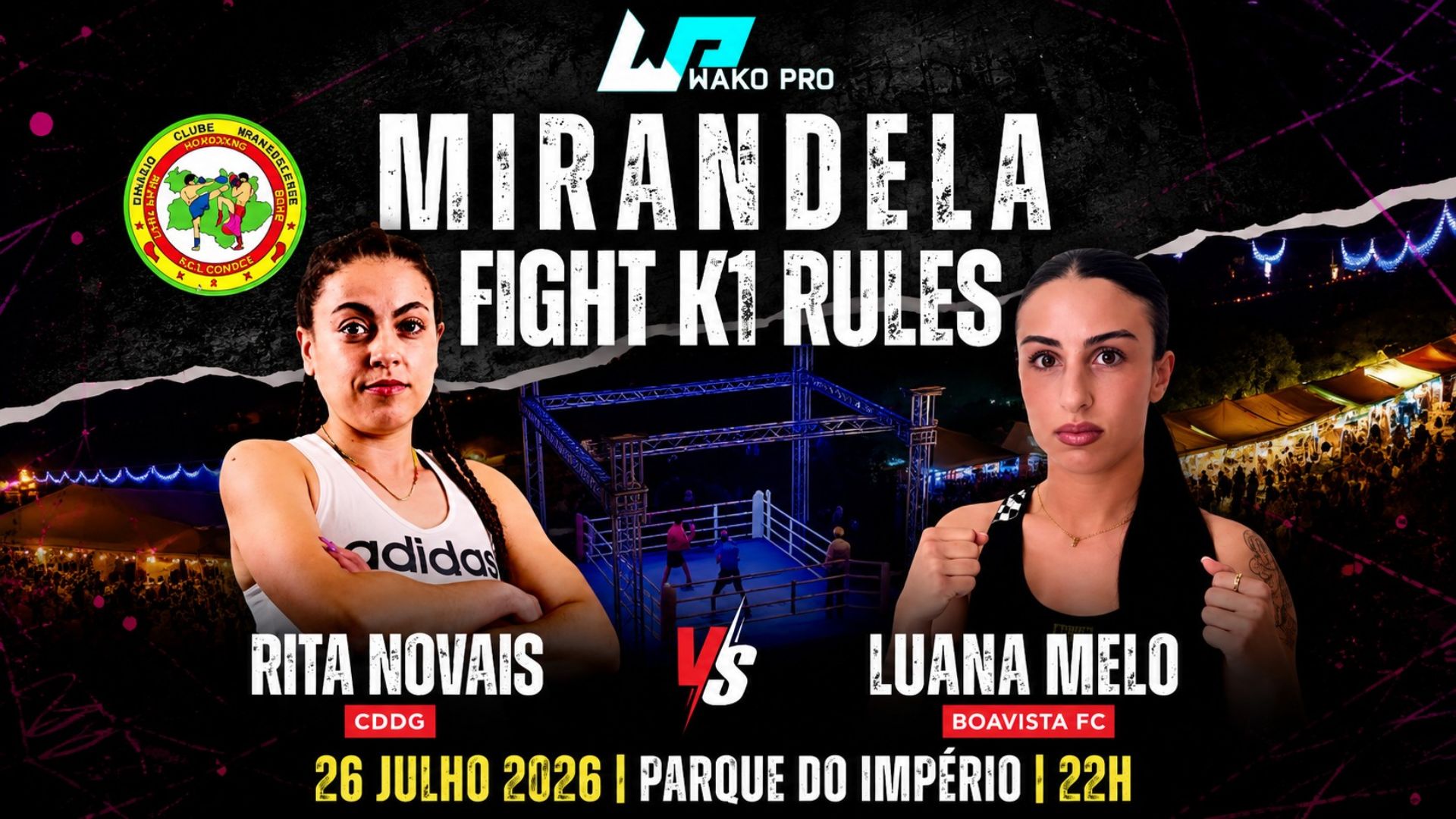 MIRANDELA FIGHT K1 RULES - RITA NOVAIS X LUANA MELO