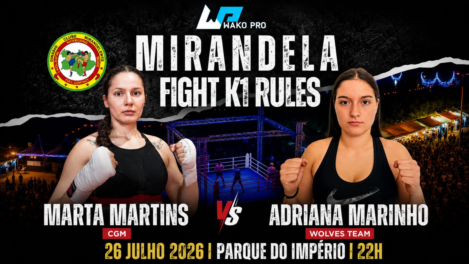 MIRANDELA FIGHT K1 RULES - MARTA MARTINS x ADRIANA MARINHO