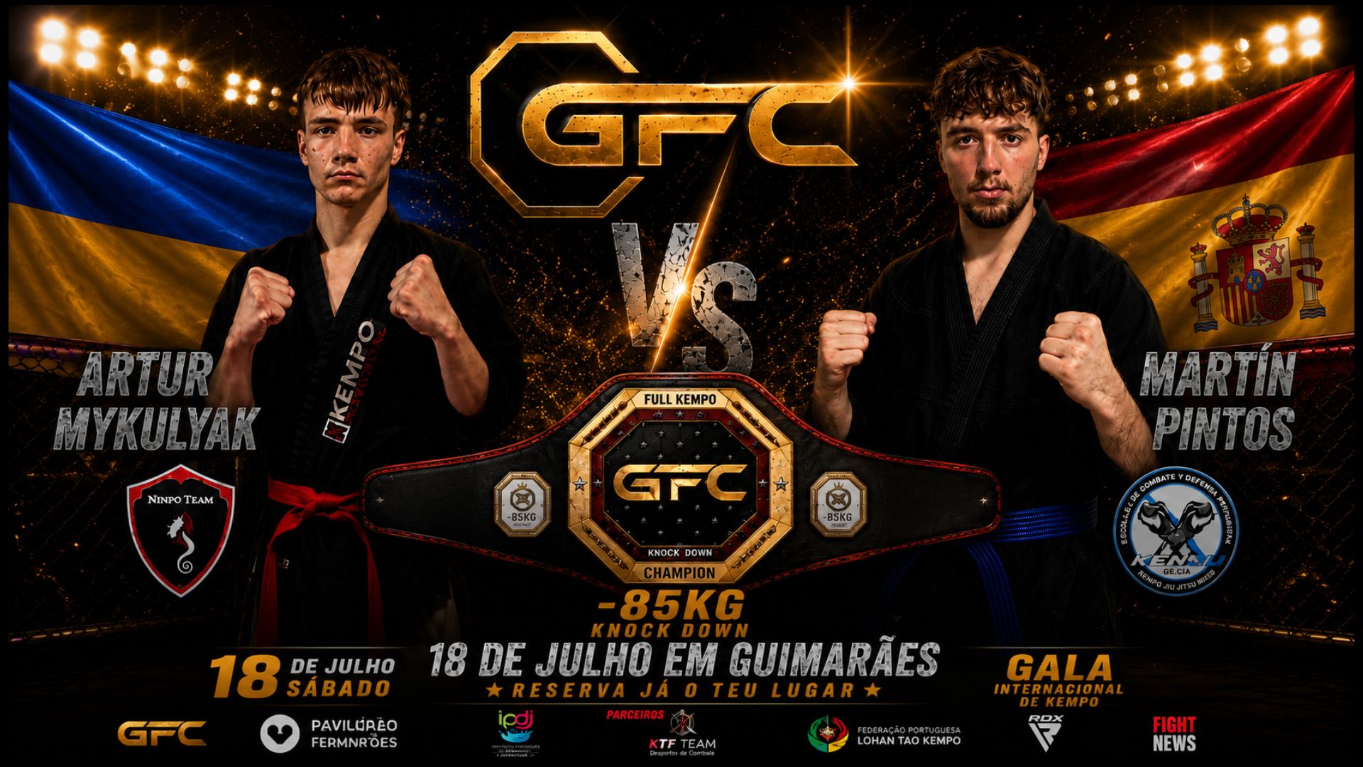 GREATEST FIGHTER CHAMPIONSHIP 9 - ARTUR MYKULYAK x MARTÍN PINTOS - KEMPO