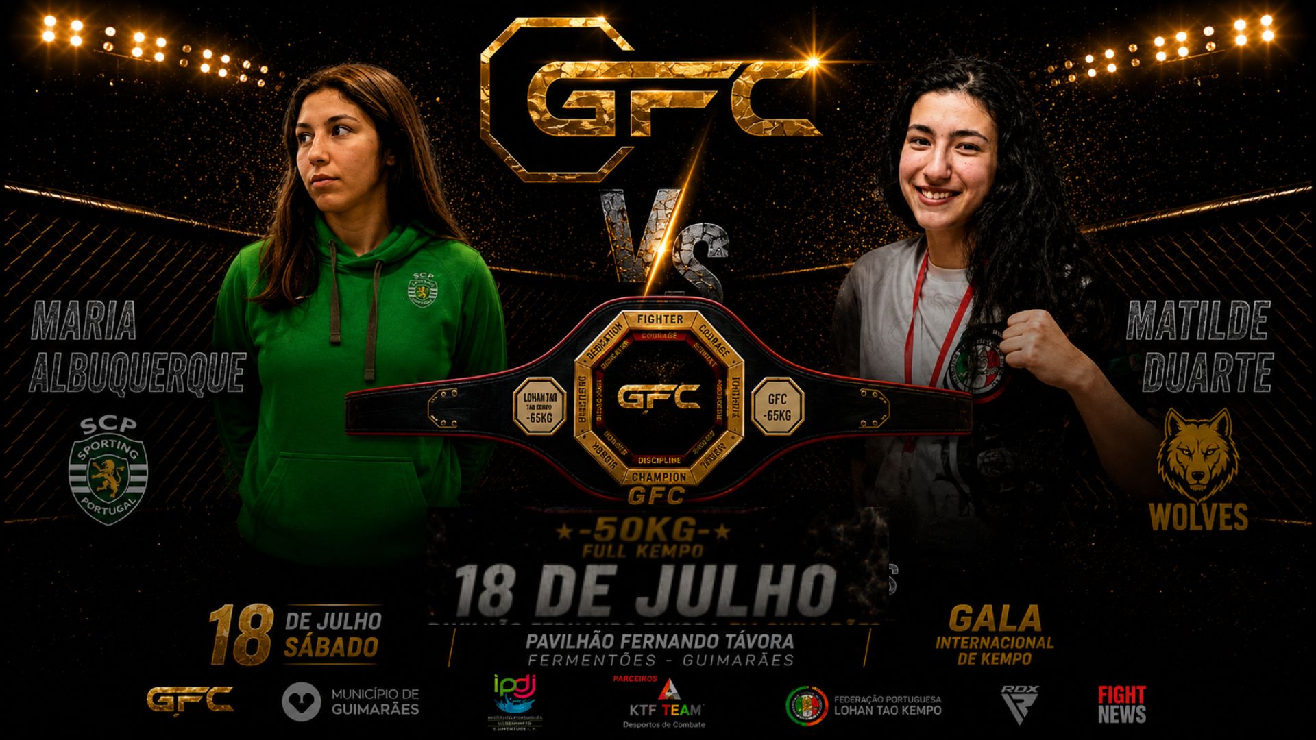 GREATEST FIGHTER CHAMPIONSHIP 9 - MARIA ALBUQUERQUE x MATILDE DUARTE - KEMPO