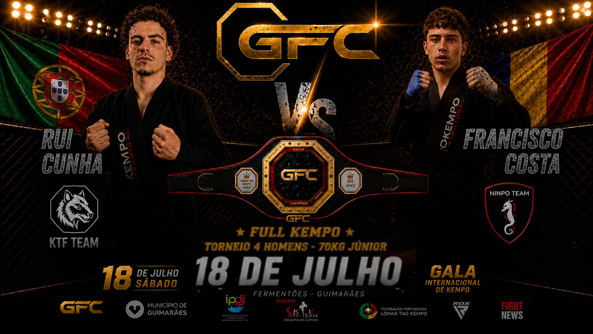GREATEST FIGHTER CHAMPIONSHIP 9 - RUI CUNHA x FRANCISCO COSTA - KEMPO