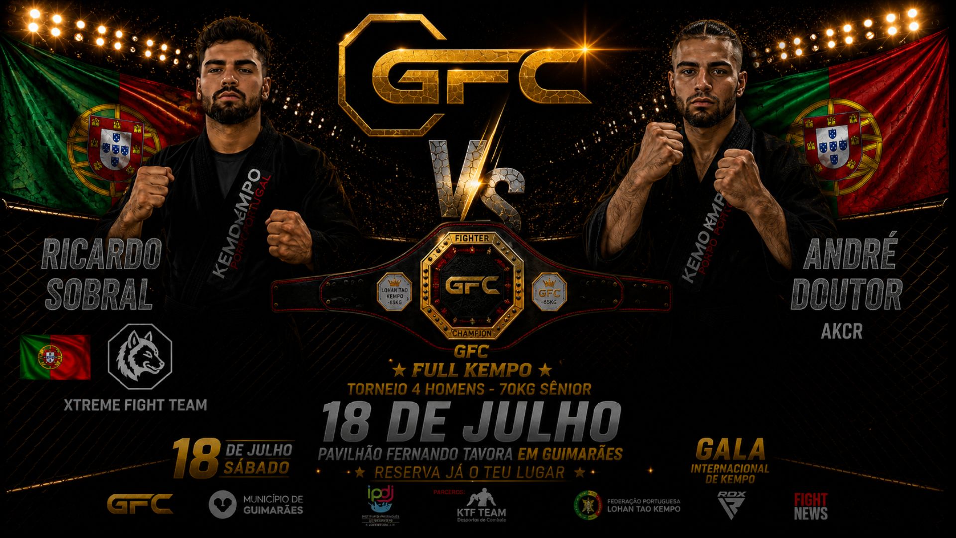 GREATEST FIGHTER CHAMPIONSHIP 9 - RICARDO SOBRAL x - ANDRE DOUTOR KEMPO