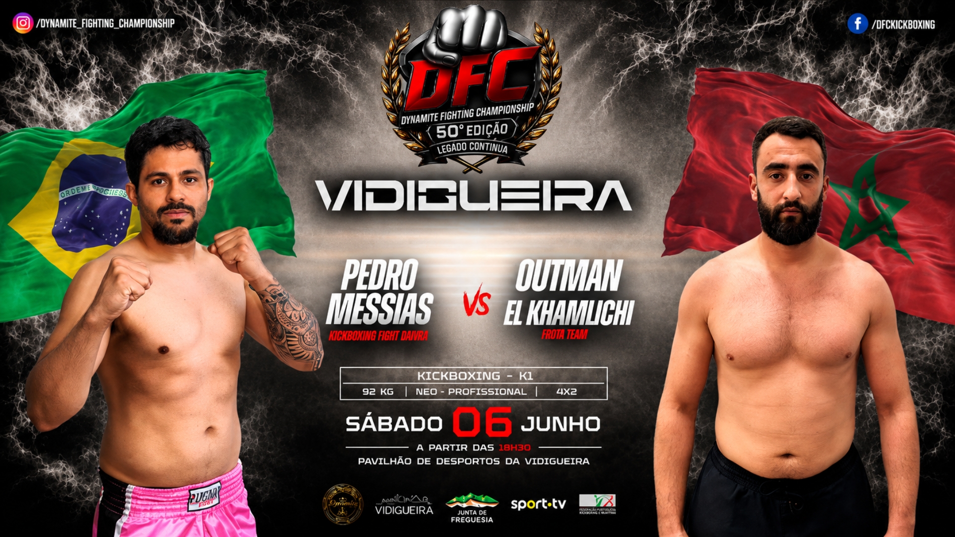 DYNAMITE FIGHTING CHAMPIONSHIP 50 - PEDRO MESSIAS x OUTMAN EL KHAMLICHI - KICKBOXING